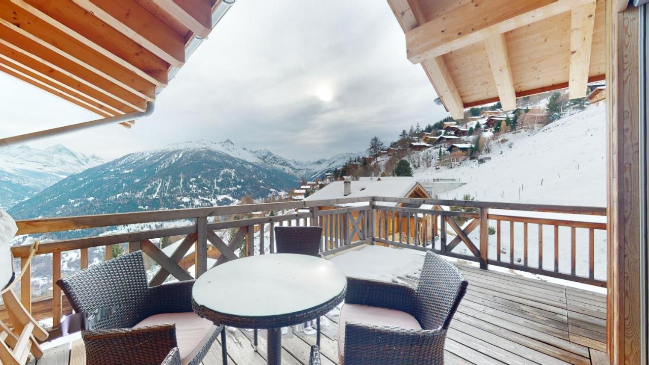 Etoiles Des Neiges Luxe & Jacuzzi Chalet 12 Pers By Alpvision Residences Heremence Екстер'єр фото