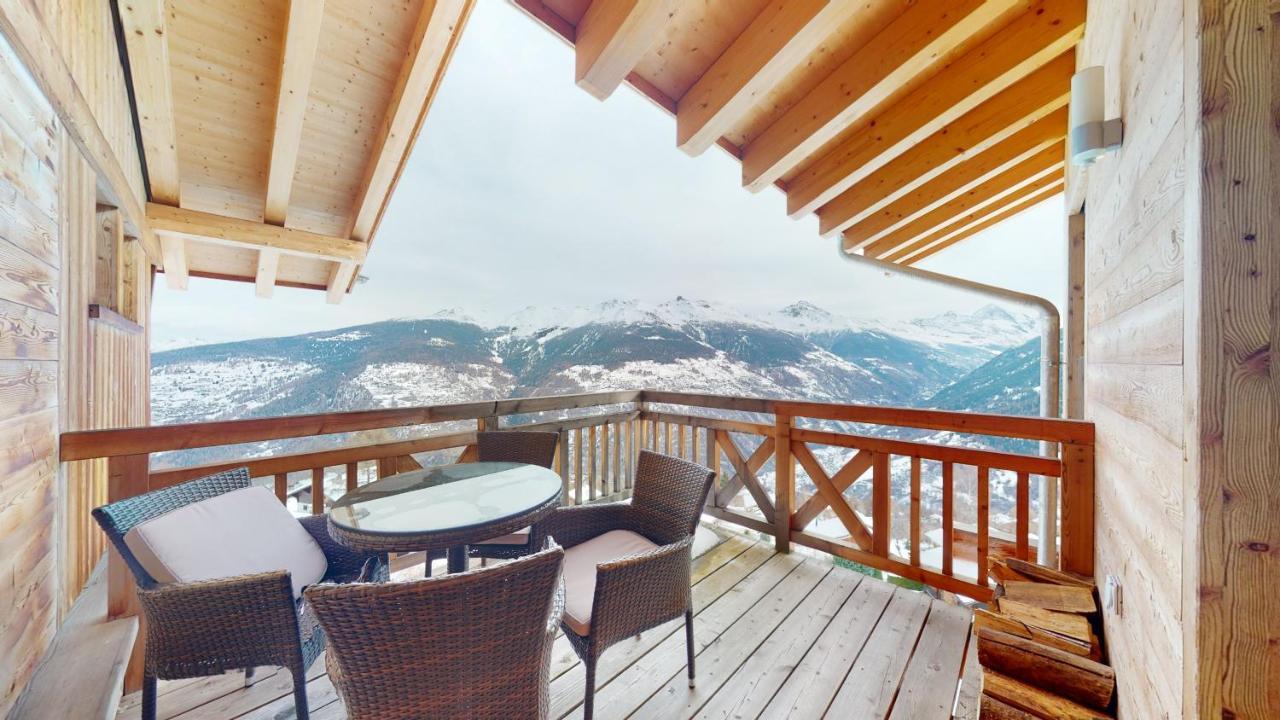 Etoiles Des Neiges Luxe & Jacuzzi Chalet 12 Pers By Alpvision Residences Heremence Екстер'єр фото