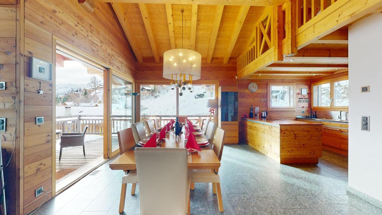 Etoiles Des Neiges Luxe & Jacuzzi Chalet 12 Pers By Alpvision Residences Heremence Екстер'єр фото